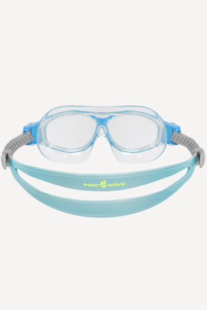 Очки для плавания Flame mask Junior (прозрачные линзы; голубой)